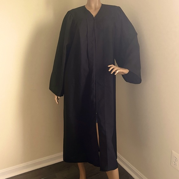 Unisex Graduation Robe Size 51 Black - Picture 1 of 6